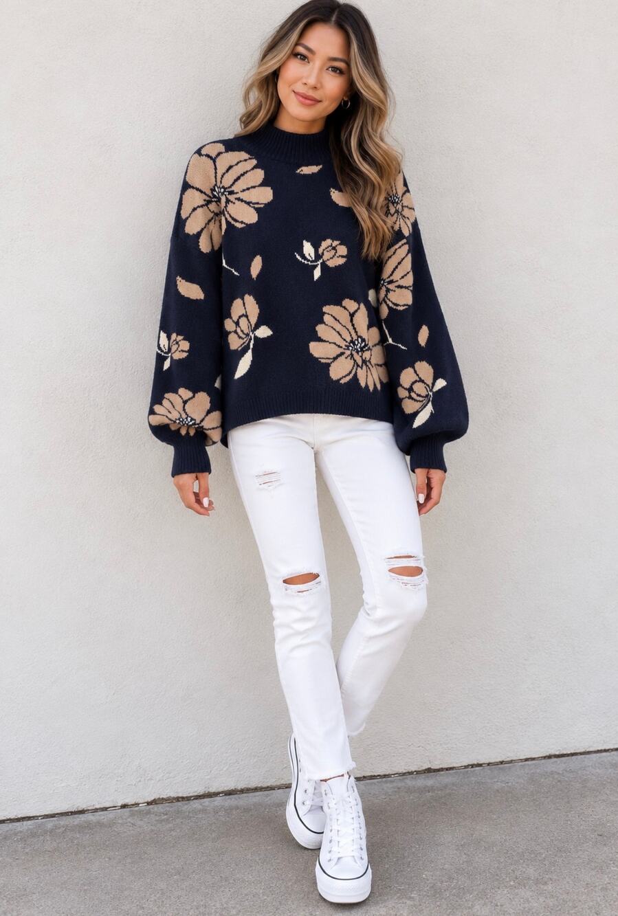 UMGEE Floral Pattern Sweater NWT Size Small